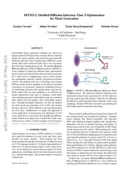 DITTO-2: Distilled Diffusion Inference-Time T-Optimization for Music
  Generation