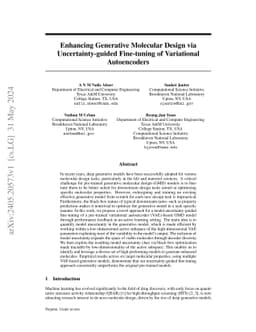 Enhancing Generative Molecular Design via Uncertainty-guided Fine-tuning
  of Variational Autoencoders