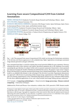 Learning Gaze-aware Compositional GAN