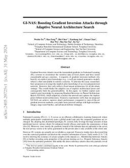 GI-NAS: Boosting Gradient Inversion Attacks through Adaptive Neural
  Architecture Search