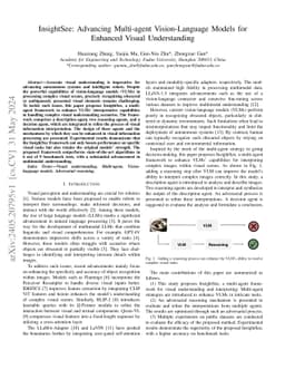 InsightSee: Advancing Multi-agent Vision-Language Models for Enhanced
  Visual Understanding