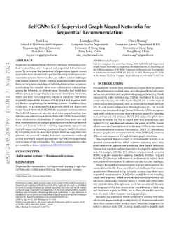 SelfGNN: Self-Supervised Graph Neural Networks for Sequential
  Recommendation