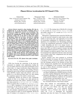 Phasor-Driven Acceleration for FFT-based CNNs