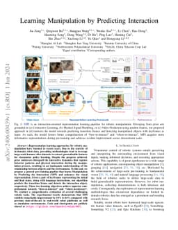 Learning Manipulation by Predicting Interaction
