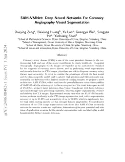 A Deep Learning Model for Coronary Artery Segmentation and Quantitative Stenosis Detection in Angiographic Images