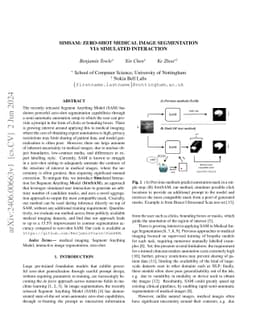 SimSAM: Zero-shot Medical Image Segmentation via Simulated Interaction