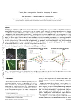 Visual place recognition for aerial imagery: A survey