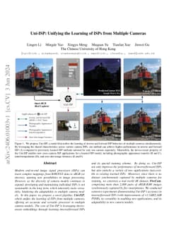 Uni-ISP: Unifying the Learning of ISPs from Multiple Cameras