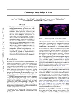 Estimating Canopy Height at Scale