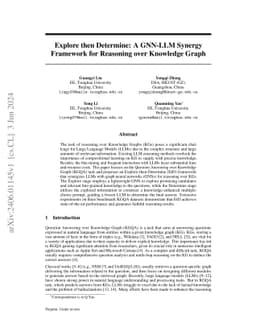 Dual Reasoning: A GNN-LLM Collaborative Framework for Knowledge Graph Question Answering