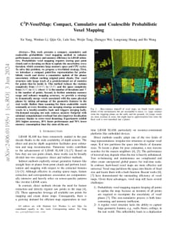 C$^3$P-VoxelMap: Compact, Cumulative and Coalescible Probabilistic Voxel
  Mapping