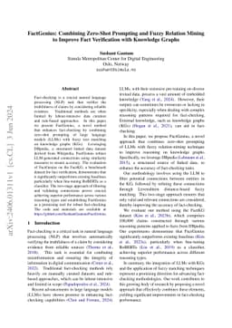 FactGenius: Combining Zero-Shot Prompting and Fuzzy Relation Mining to
  Improve Fact Verification with Knowledge Graphs