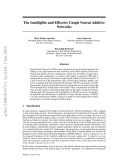 The Intelligible and Effective Graph Neural Additive Networks