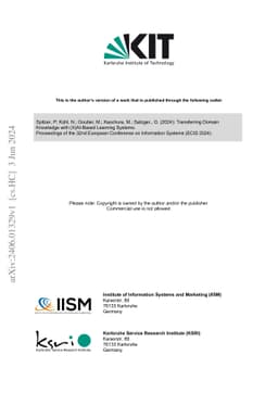 Transferring Domain Knowledge with (X)AI-Based Learning Systems