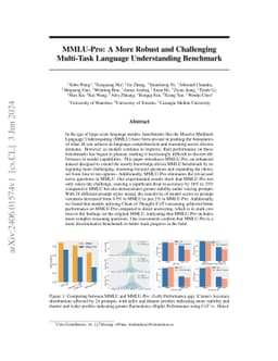 MMLU-Pro: A More Robust and Challenging Multi-Task Language
  Understanding Benchmark