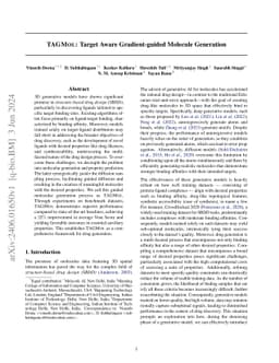 TAGMol: Target-Aware Gradient-guided Molecule Generation