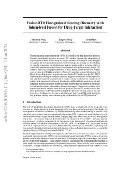 FusionDTI: Fine-grained Binding Discovery with Token-level Fusion for
  Drug-Target Interaction