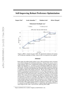 Self-Improving Robust Preference Optimization