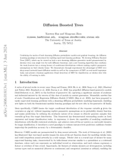 Diffusion Boosted Trees