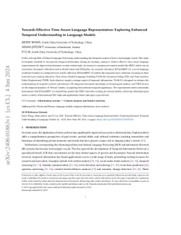 Towards Effective Time-Aware Language Representation: Exploring Enhanced Temporal Understanding in Language Models