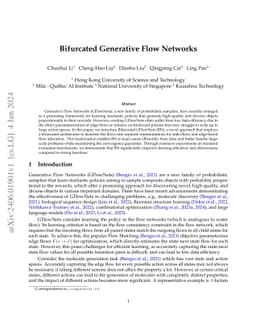 Bifurcated Generative Flow Networks