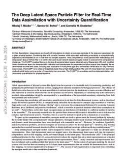 The Deep Latent Space Particle Filter for Real-Time Data Assimilation
  with Uncertainty Quantification