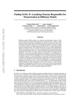 Finding NeMo: Localizing Neurons Responsible For Memorization in
  Diffusion Models