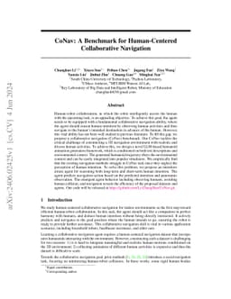 CoNav: A Benchmark for Human-Centered Collaborative Navigation