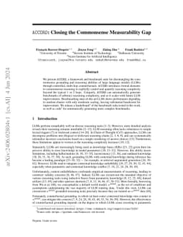 ACCORD: Closing the Commonsense Measurability Gap