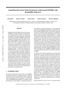 Sound Heuristic Search Value Iteration for Undiscounted POMDPs with
  Reachability Objectives