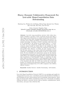 Hurry: Dynamic Collaborative Framework For Low-orbit Mega-Constellation
  Data Downloading