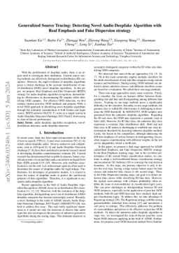 Generalized Source Tracing: Detecting Novel Audio Deepfake Algorithm
  with Real Emphasis and Fake Dispersion Strategy