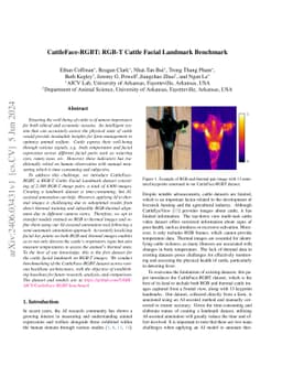 CattleFace-RGBT: RGB-T Cattle Facial Landmark Benchmark
