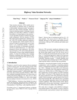 Highway Value Iteration Networks