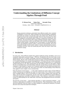 Understanding the Limitations of Diffusion Concept Algebra Through Food