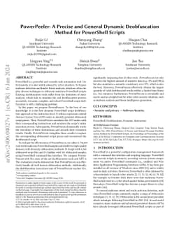 PowerPeeler: A Precise and General Dynamic Deobfuscation Method for
  PowerShell Scripts