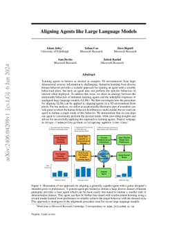 Aligning Agents like Large Language Models