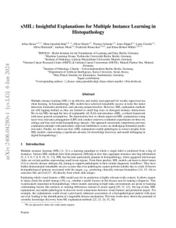 xMIL: Insightful Explanations for Multiple Instance Learning in Histopathology