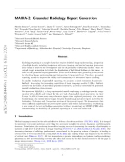 MAIRA-2: Grounded Radiology Report Generation