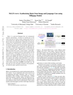 MeLFusion: Synthesizing Music from Image and Language Cues using
  Diffusion Models