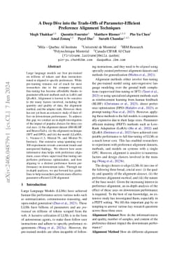 A Deep Dive into the Trade-Offs of Parameter-Efficient Preference
  Alignment Techniques