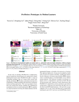 ProMotion: Prototypes As Motion Learners