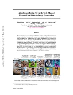 AttnDreamBooth: Towards Text-Aligned Personalized Text-to-Image
  Generation