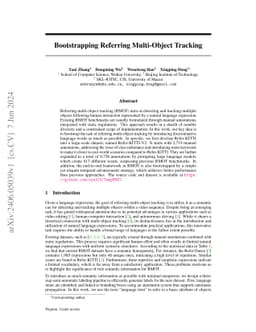 Bootstrapping Referring Multi-Object Tracking