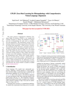 CPLIP: Zero-Shot Learning for Histopathology with Comprehensive
  Vision-Language Alignment