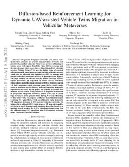 Diffusion-based Reinforcement Learning for Dynamic UAV-assisted Vehicle
  Twins Migration in Vehicular Metaverses