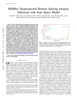 HDMba: Hyperspectral Remote Sensing Imagery Dehazing with State Space
  Model