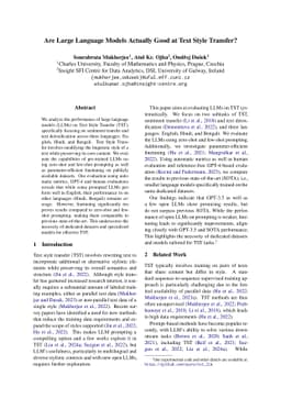 Are Large Language Models Actually Good at Text Style Transfer?