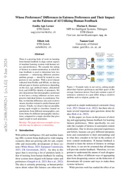 Whose Preferences? Differences in Fairness Preferences and Their Impact
  on the Fairness of AI Utilizing Human Feedback