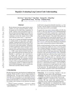 RepoQA: Evaluating Long Context Code Understanding